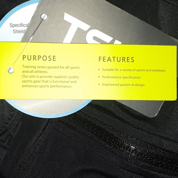 NWT Tsla Black Performance Tank Top Plus Size 3x - Picture 7 of 8